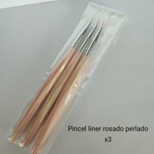 PINCEL LINER ROSADO DIFUMINADO X3
